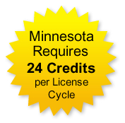 Minnesota Requires 24 Credits per License Cycle